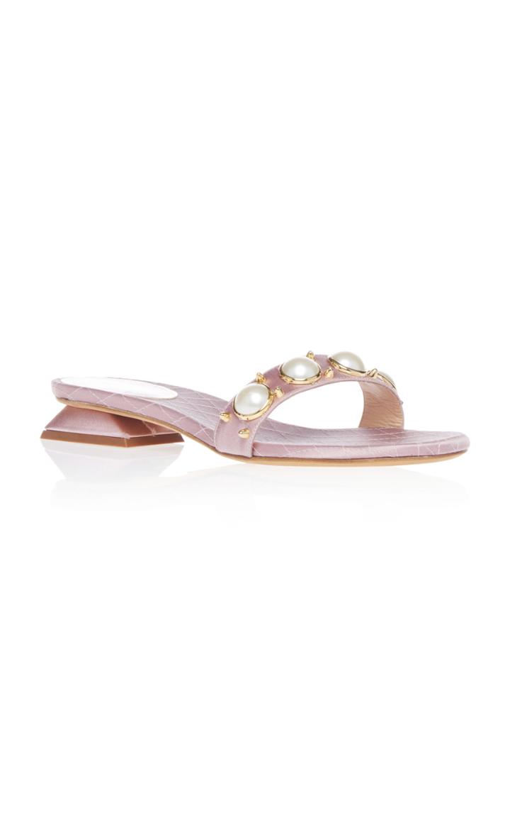 Louis Leeman Pearl Studded Slide