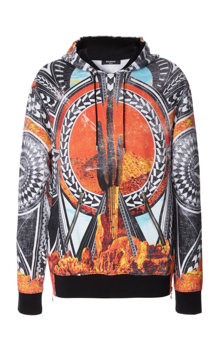 Balmain Printed Hoodie