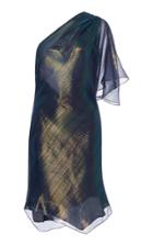 Moda Operandi Cushnie Metallic Silk-blend Dress Size: 0