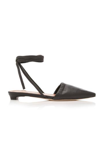 Atp Atelier Lioni Pointed Leather Flats