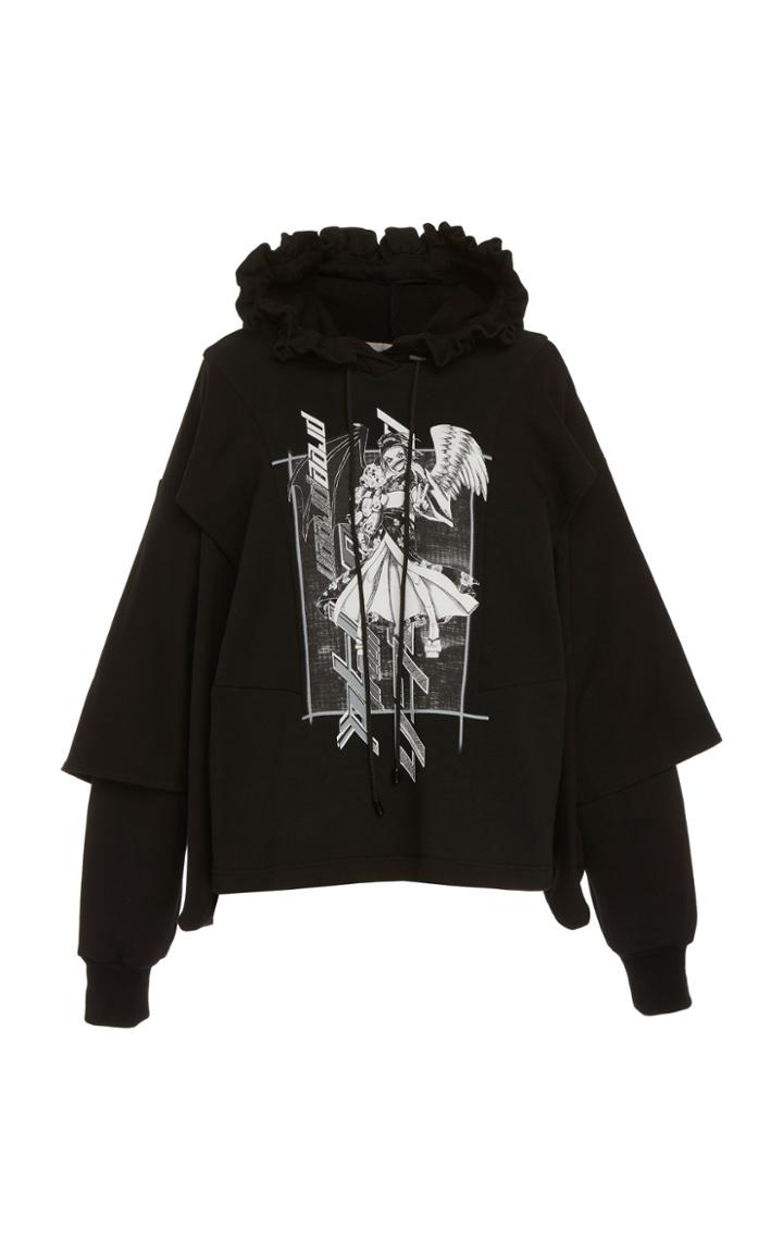 Moda Operandi Preen By Thornton Bregazzi Ryoko Cotton Hoodie Size: S