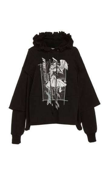 Moda Operandi Preen By Thornton Bregazzi Ryoko Cotton Hoodie Size: S