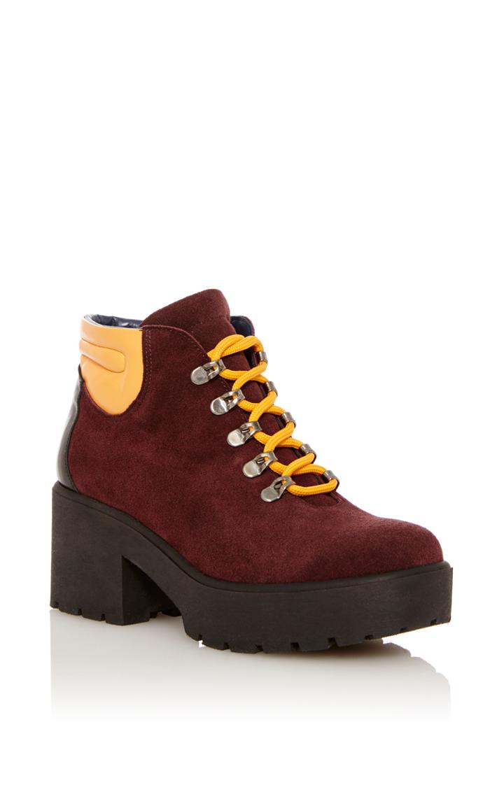 Pollini Saffron & Bordeaux Hiking Boot