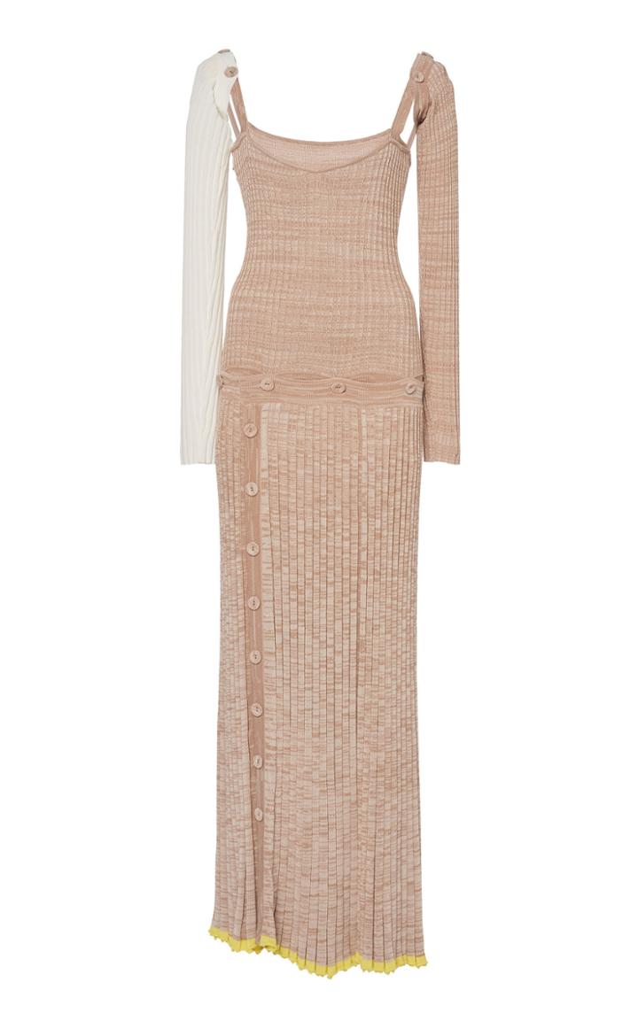Christopher Esber Long Sleeved Deconstructed Knit Dress