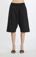 Moda Operandi N21 Drop-rise Pleated Cotton Knee-length Shorts