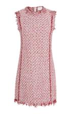 Giambattista Valli Floral-embellished Tweed Mini Dress