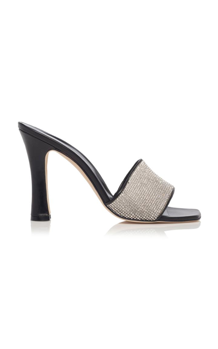 Alessandra Rich Crystal Mules