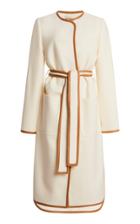 Khaite Iman Collarless Wool-blend Coat