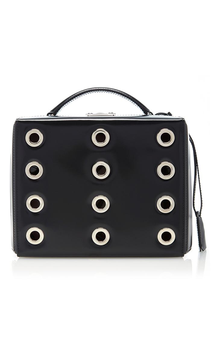 Mark Cross Grace Large Eyelet Leather Box Bag