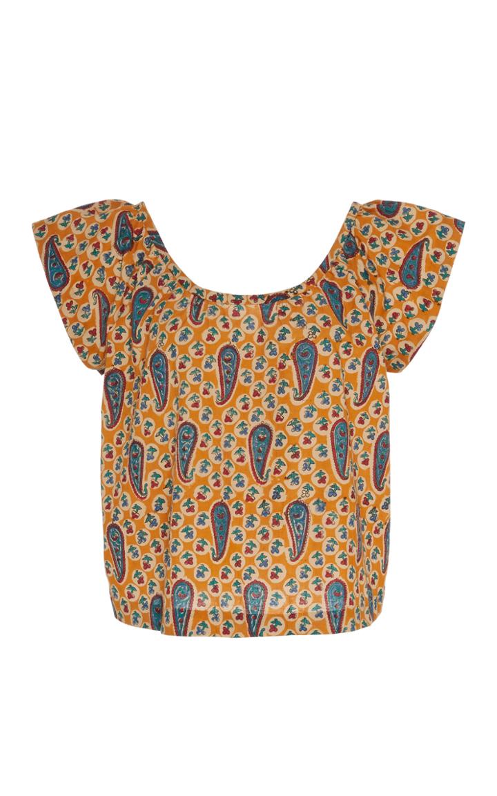 Alix Of Bohemia Provencal Paisley Cotton Top