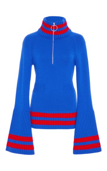Jamie Wei Huang Cashmere Bell Sleeve Top