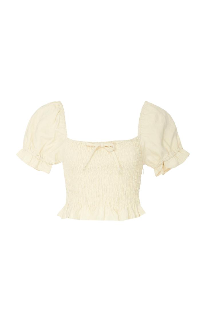 Faithfull Marie Linen Crop Top