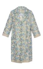 Luisa Beccaria Linen Embroidered Coat