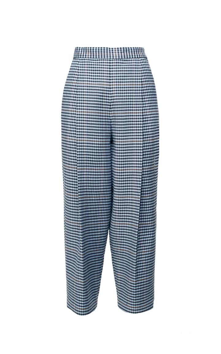 Anouki Wool Blend Check Culottes
