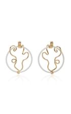 Bea Bongiasca Vine Wrapped Front Facing Hoops