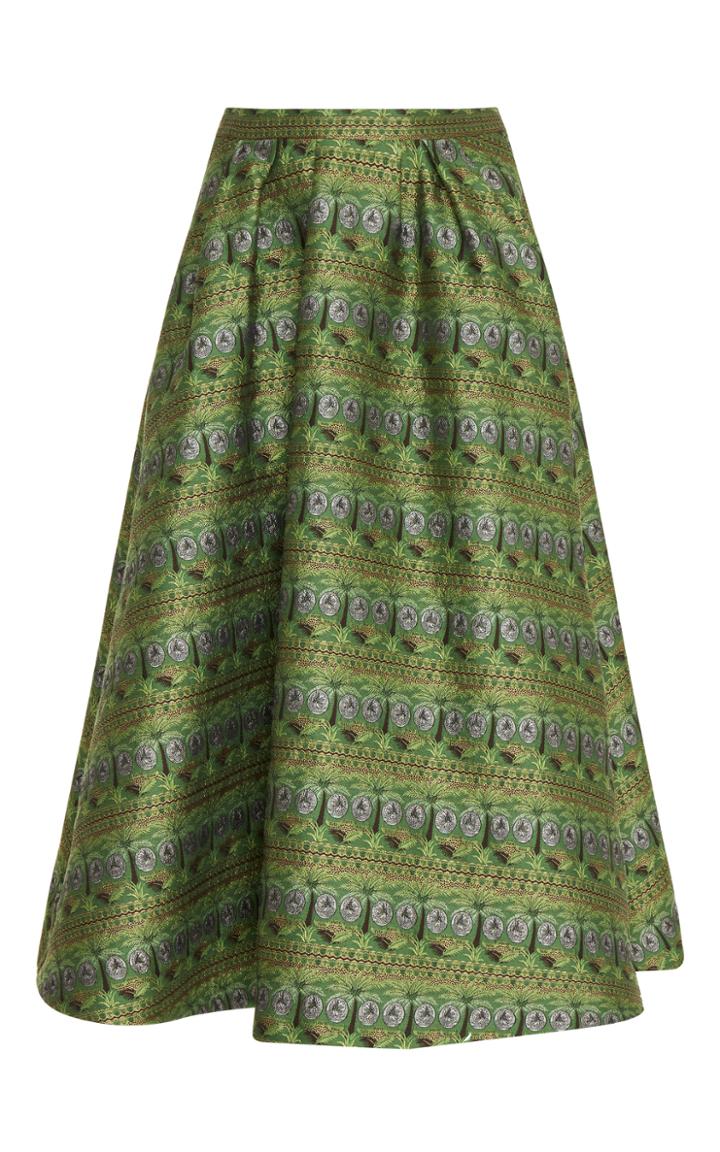 Tata Naka Full Midi Palm Skirt