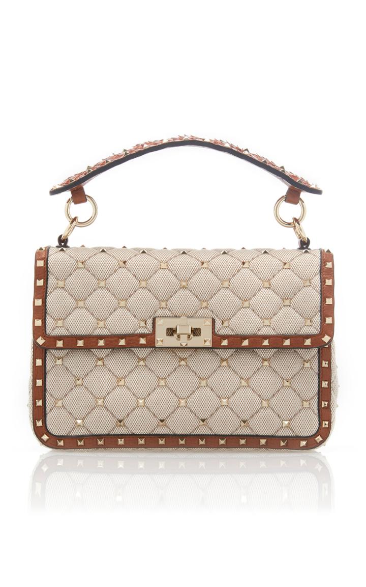 Valentino Spike. It Medium Leather Shoulder Bag