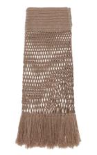 Moda Operandi Alanui Fringe-trimmed Crocheted Wool Midi Skirt