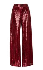 Prabal Gurung Wide Leg Sequin Trouser