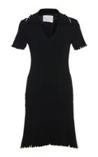 Moda Operandi Victor Glemaud Polo Collared Merino Wool Dress Size: Xs
