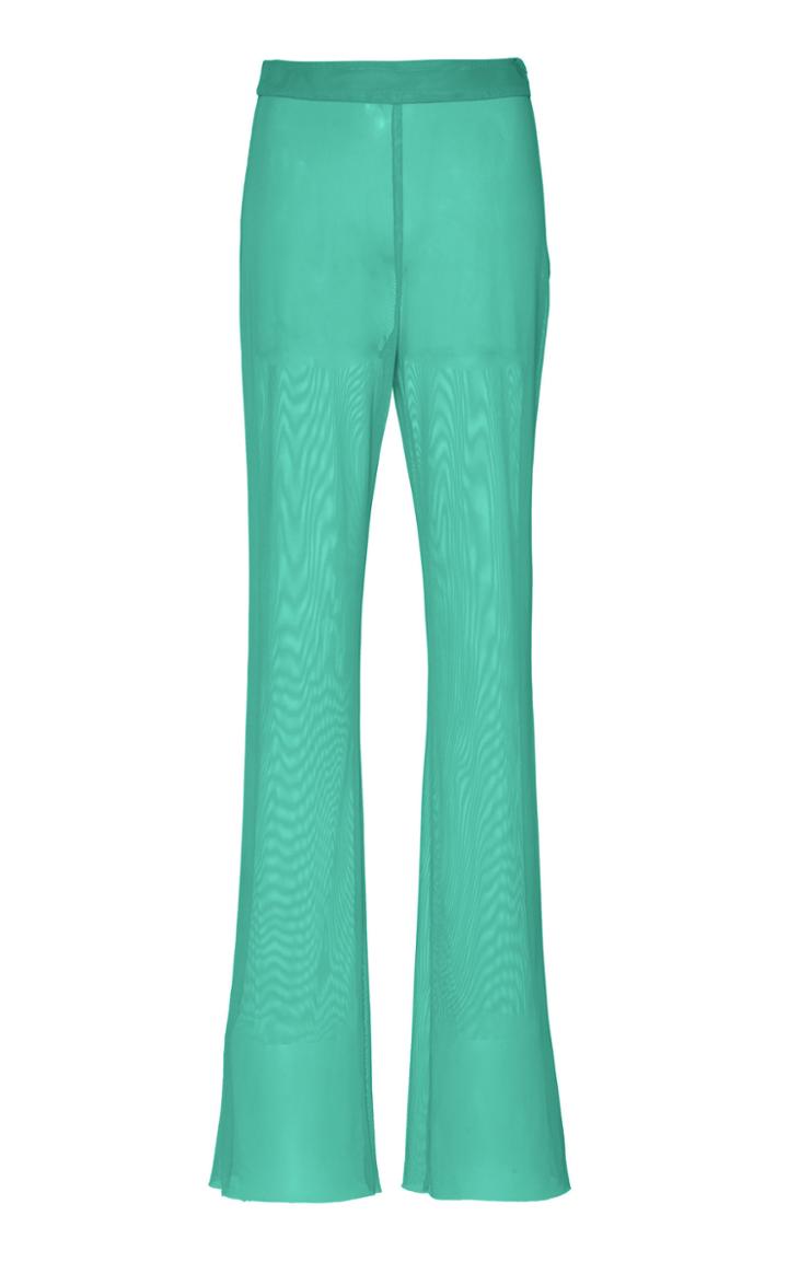Moda Operandi Sally Lapointe Flared Chiffon Trousers Size: 4