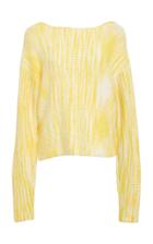 The Elder Statesman M'o Exclusive Rolo Cropped Knit Top