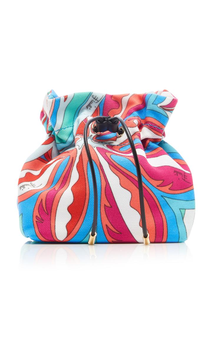 Emilio Pucci Printed Neoprene Pouch