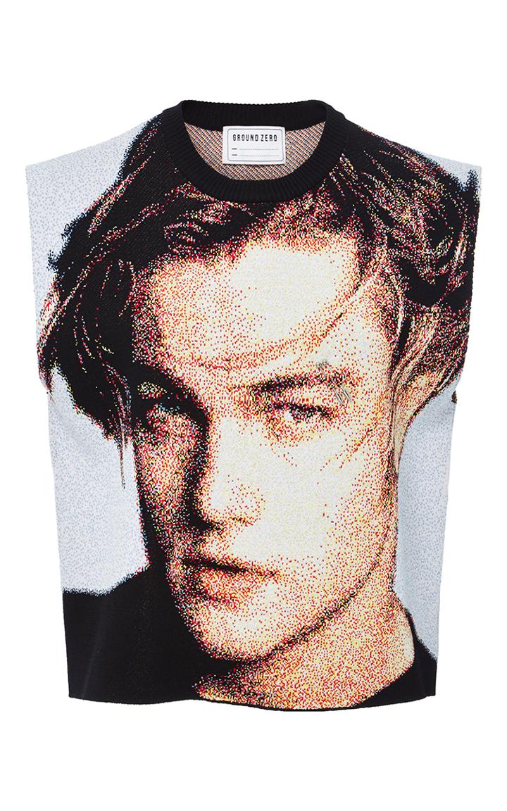 Ground Zero Jacquard Leonardo Dicaprio Sweater