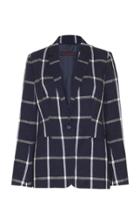 Martin Grant Checkered Linen Blazer