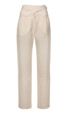 Moda Operandi Blaz Milano Whisper Basque Silk Straight-leg Pants