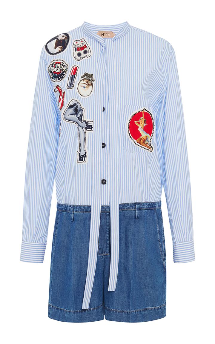 N 21 N&deg;21 Tilda Contrast Romper