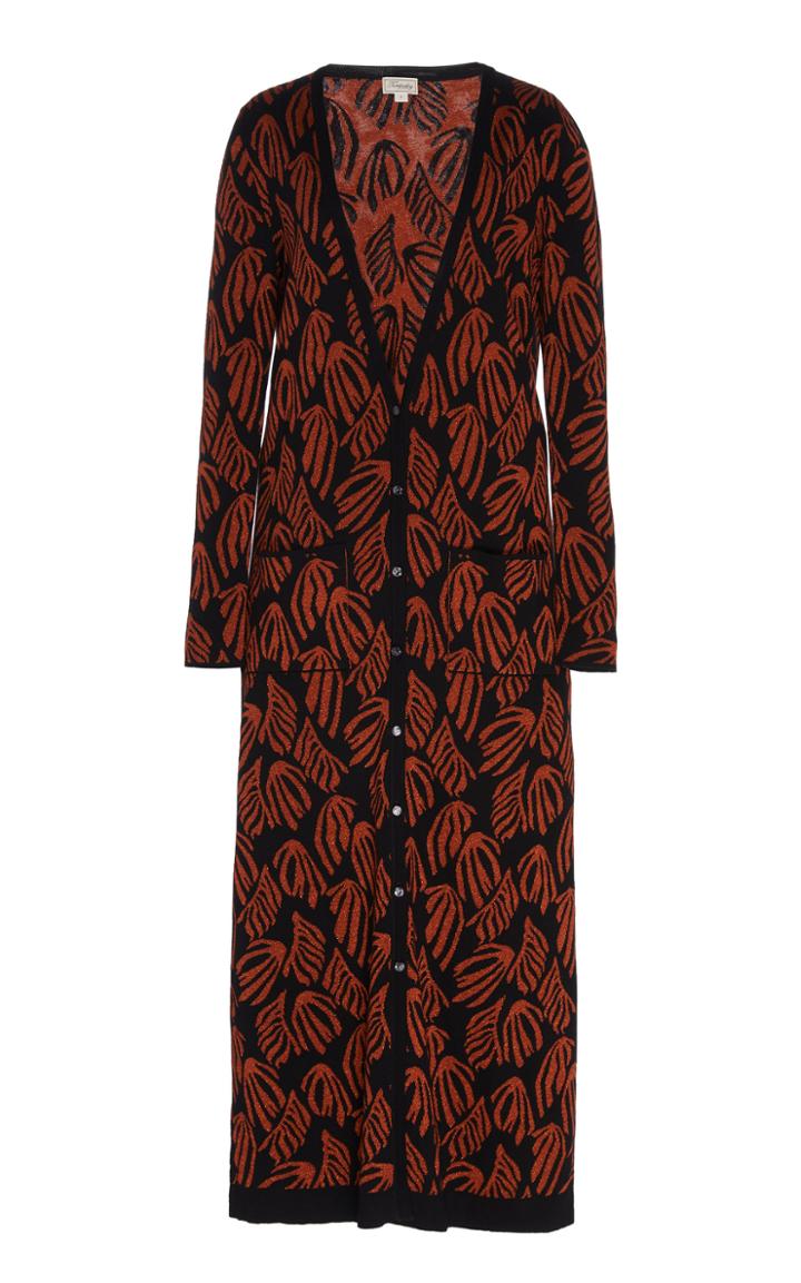 Moda Operandi Temperley London Benita Cotton Jacquard-knit Long Cardigan Size: Xs
