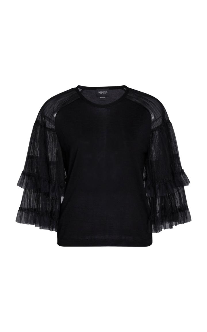 Giambattista Valli Tiered Knit Top