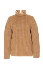 Loewe High Neck Pearls Cashmere-blend Sweater