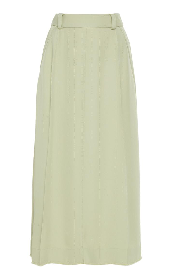 Cyclas Twill Crepe Pencil Skirt