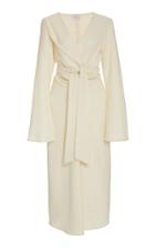 Moda Operandi Deveaux Yvette Wrap-effect Wool-blend Dress