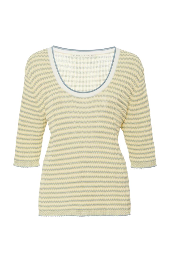 Moda Operandi Veronica Beard Dany Striped Sweater Size: Xs