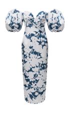 Rasario Floral-print Satin Midi Dress