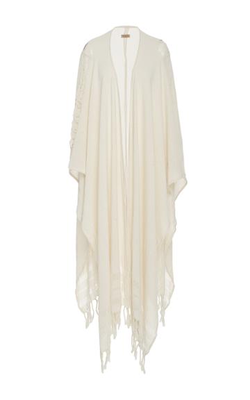 Caravana Tulum Yun Caax Frayed Cape Dress