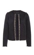 Needle & Thread Quilted Satin Jacket