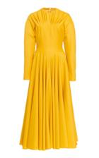 Emilia Wickstead Nasiba Virgin Wool Gabardine Midi Dress