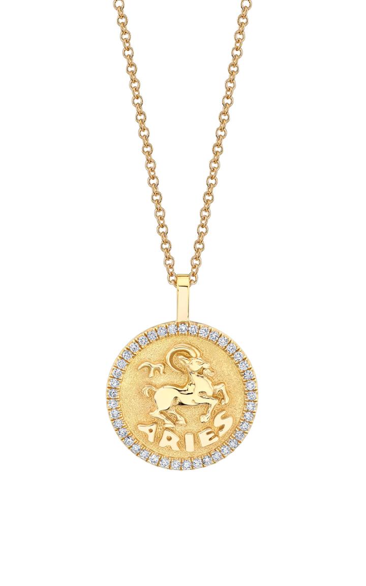 Moda Operandi Anita Ko 18k Gold Aries Zodiac Necklace Size: Yellow Gold