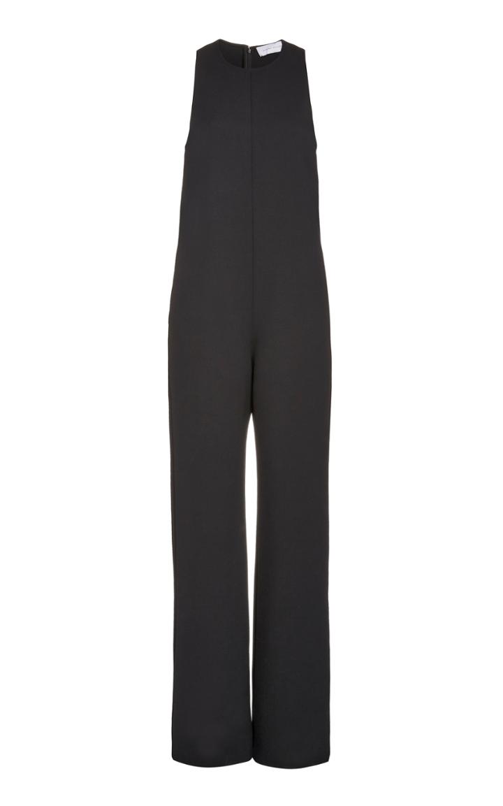 Moda Operandi Marina Moscone Sleeveless Wool Blend Jumpsuit