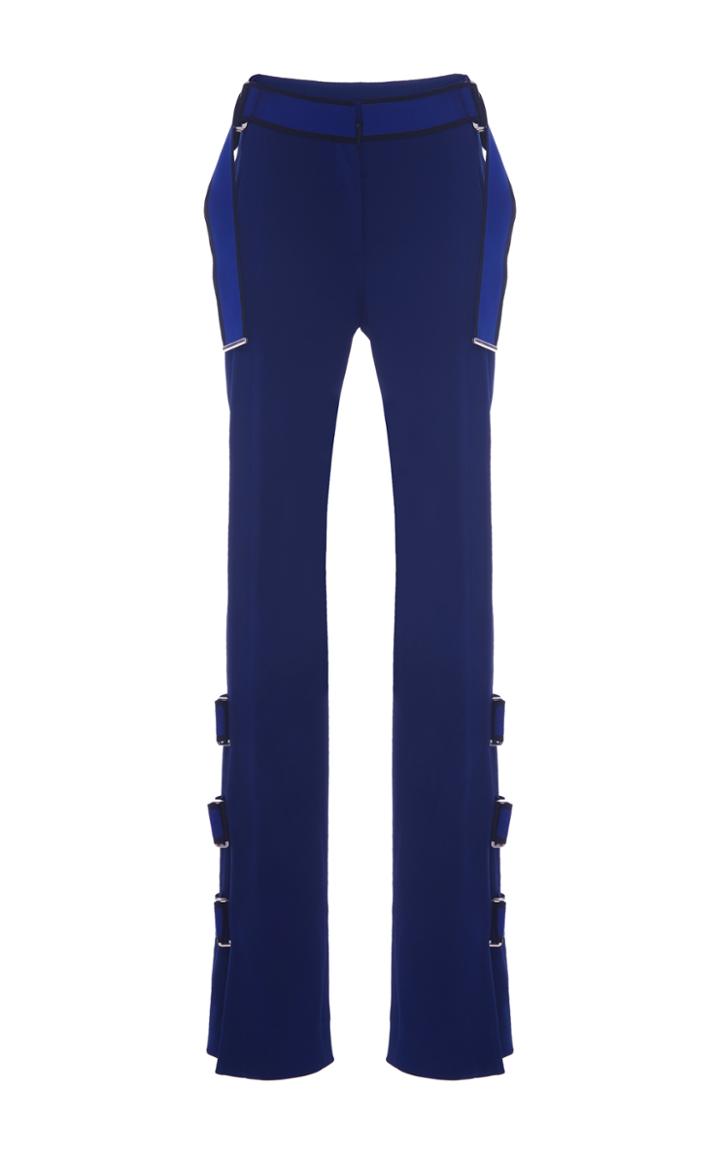 David Koma Ribbon And Buckle Trousers