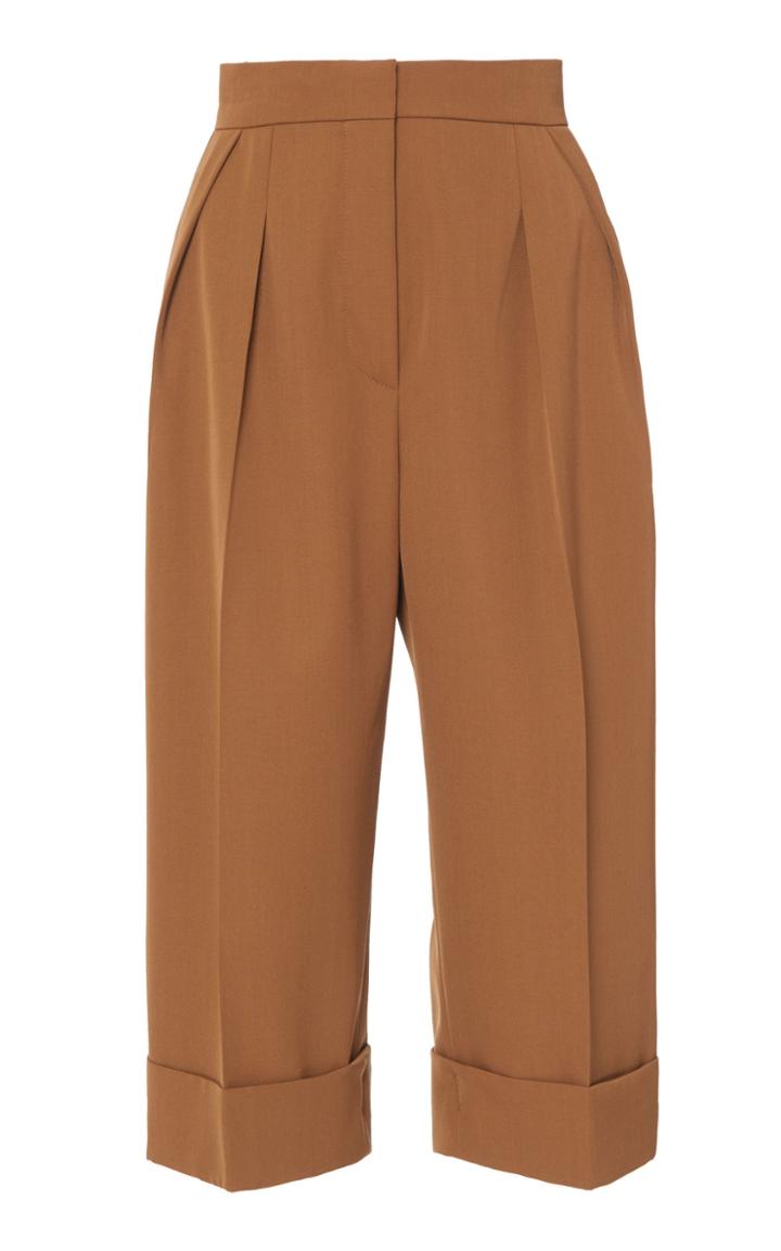 Max Mara Capra Lightweight Wool Gabardine Shorts