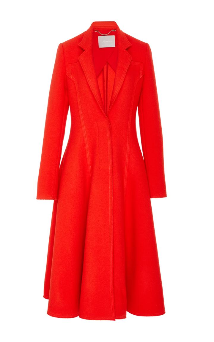 Jason Wu Fit And Flare Wool Coat