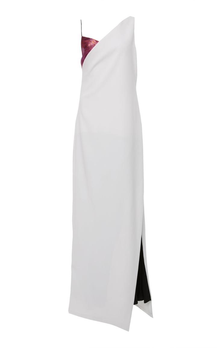 Jeffrey Dodd Techno Jacquard Detail Gown