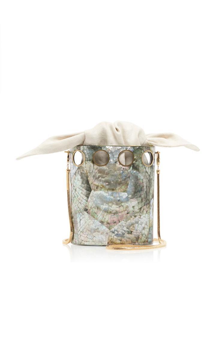 Nathalie Trad Golding Black Lip Hayang Bag
