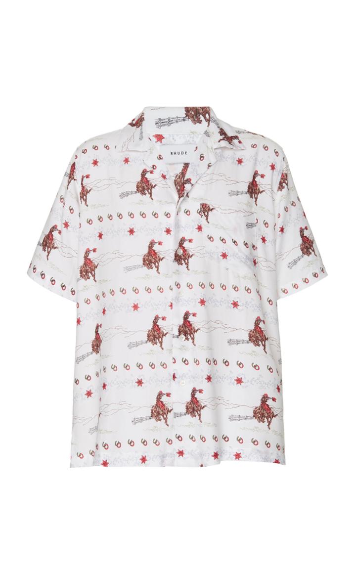 Rhude Cowboy Hawaiian Shirt