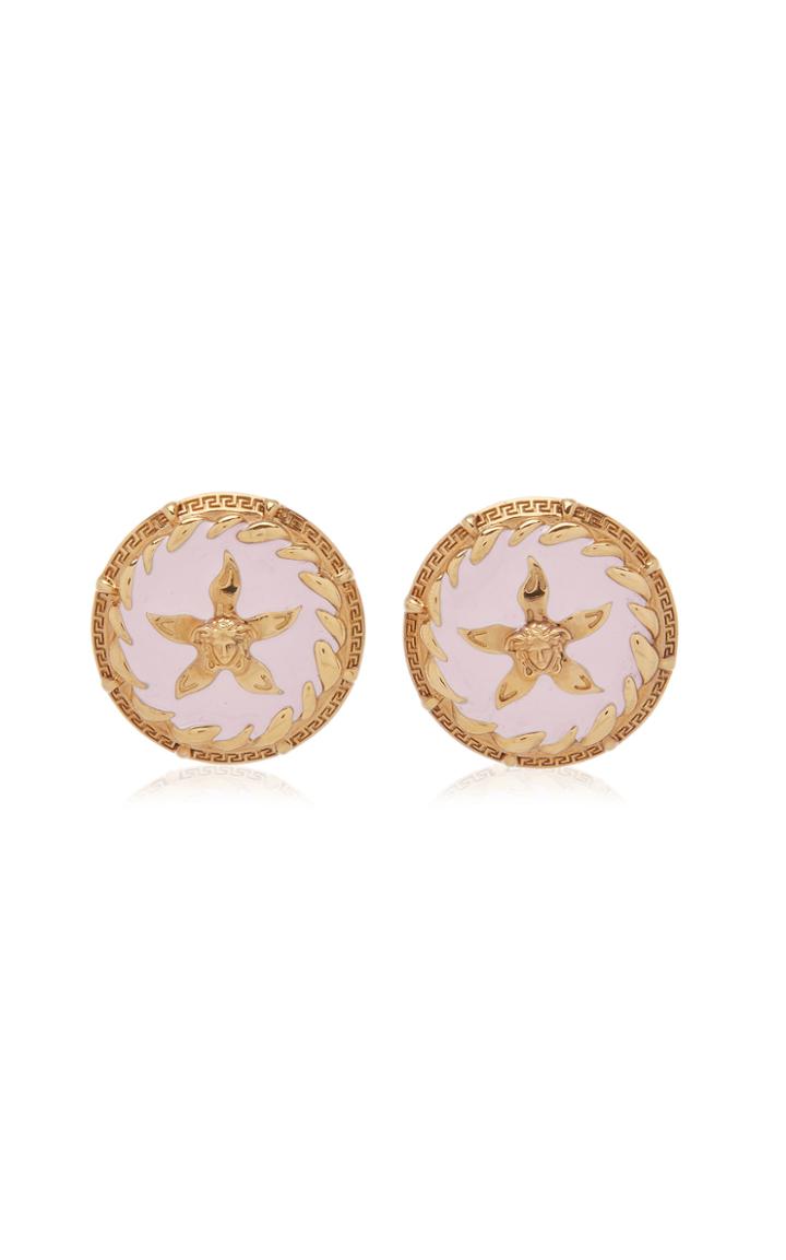 Moda Operandi Versace Starfish Enamel Stud Earrings